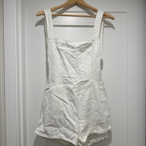 Denim Romper - Picture 3 of 4